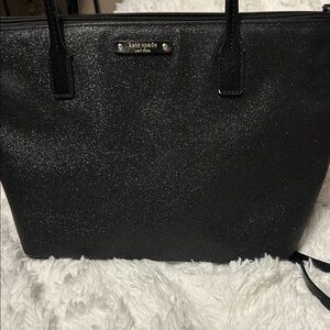 Kate Spade Black Sparkle Tote